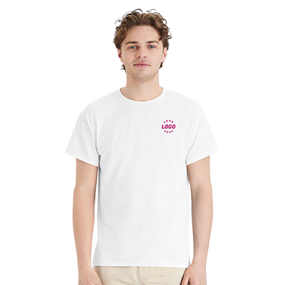 1894 - Hanes® - EcoSmart® 50/50 Cotton/Poly T-Shirt (White)