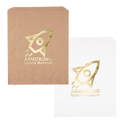 33241 - 11x13 3/4 Merchandise Paper Bag With Foil Imprint