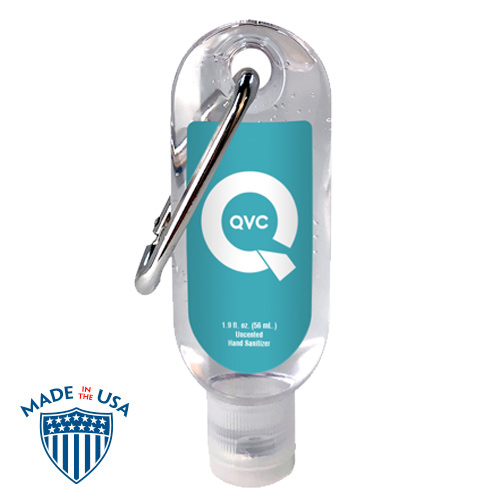 33357 - Clear Sanitizer with Carabiner Clip