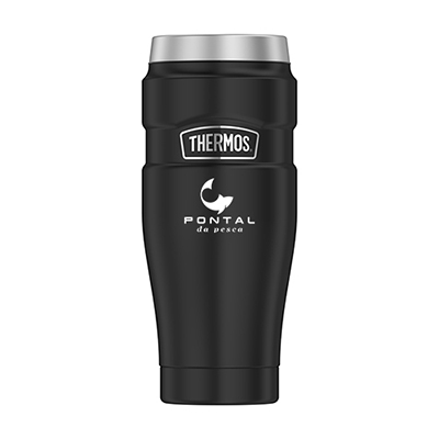 33668 - 16 oz. Thermos® Double Wall Stainless Steel Travel Tumbler