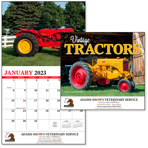 33776 - Vintage Tractors Appointment Calendar