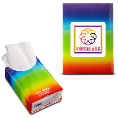 33923 - Mini Tissue Packet - Rainbow