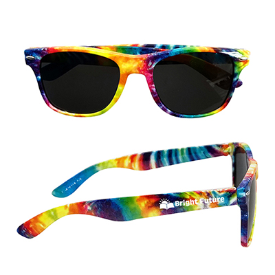 34004 - Tie-Dye Malibu Sunglasses