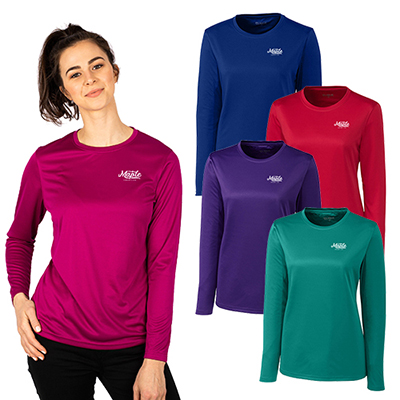 34017 - Clique Spin Eco Performance Long Sleeve Women's Tee Shirt