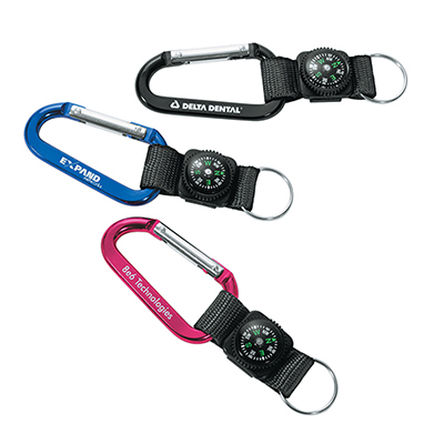 34391 - Busbee Carabiner with Compass