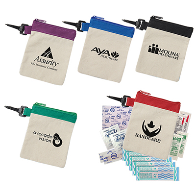 34408 - Clip-it™ Canvas First Aid Kit