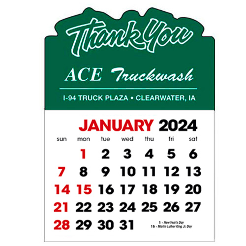 2583TY - Stick-Up Calendars (Thank You)