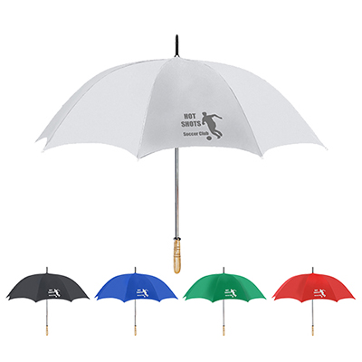 34493 - 60" Arc Golf Umbrella With 100% Rpet Canopy
