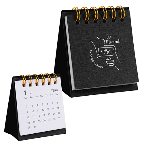 34604 - Kraft Paper Mini Desk Calendar