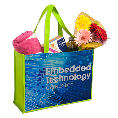 35339 - Sublimated Non-woven Shopping Tote 2-Sided