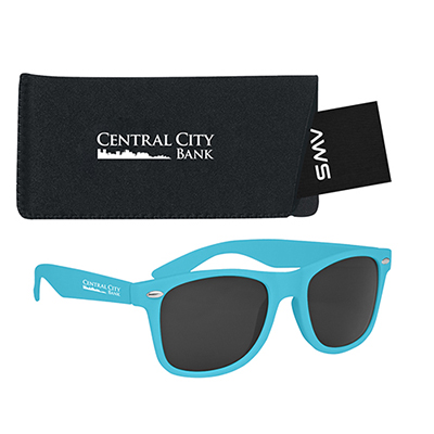 35355 - AWS Velvet Touch Malibu Sunglasses with Pouch