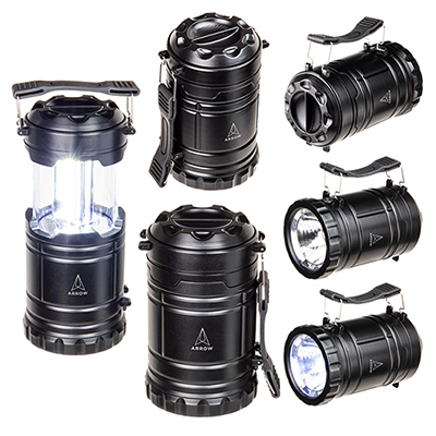 35503 - Retro Combo Pop Up COB Lantern + LED Flashlight