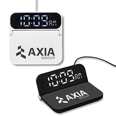 35744 - Foldable Alarm Clock & Wireless Charger