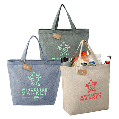 35682 - Recycled 5 oz. Cotton Twill Grocery Tote
