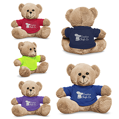 36105 - 7" Plush Bear With T - Shirt