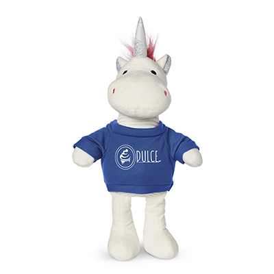 36126 - 8.5" Plush Unicorn With T-Shirt