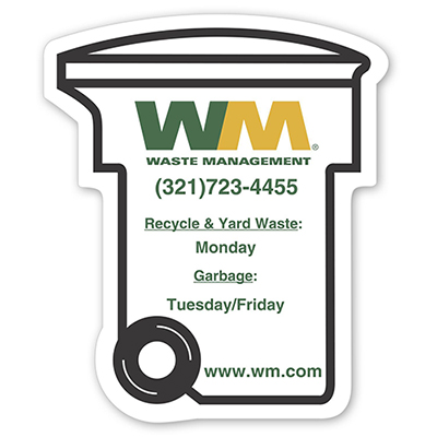 36370 - Go Green Recycling Bin Magnet