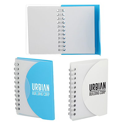 36398 - 3.4” x 4.5” FSC® Recycled Post Spiral Notebook