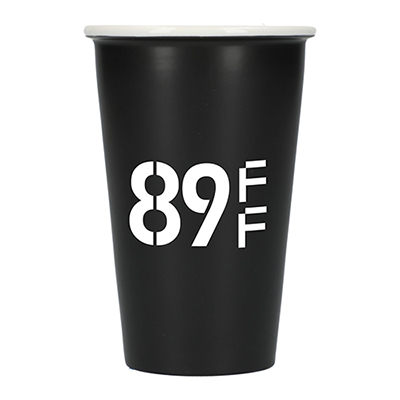 36428 - 10 oz. Dimple Double Wall Ceramic Cup