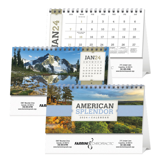 13072 - American Splendor Desk Calendar