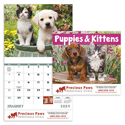 13347 - Puppies & Kittens Calendar