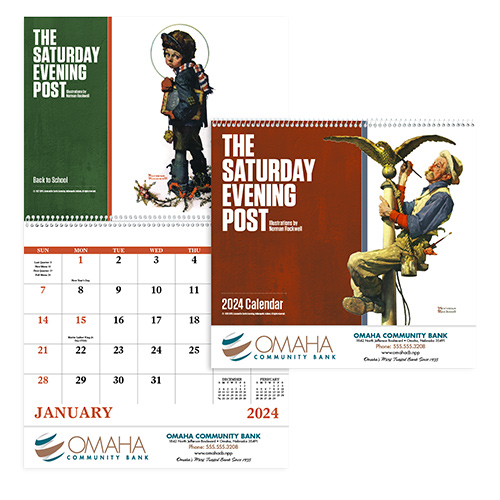 13349 - Saturday Evening Post Norman Rockwell Calendar