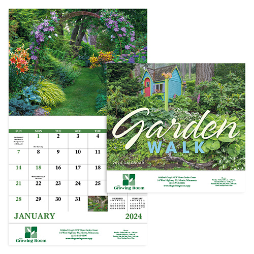13352 - Garden Walk Stapled Calendar