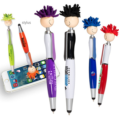 10* Mop Topper Pens Screen Cleaner Stylus Pens 3-in-1 Stylus*Pen Kid//Adult #NA