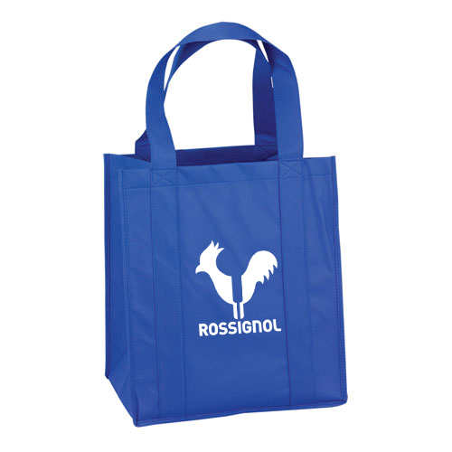 Custom Logo Totes - Atlas Nonwoven Grocery Bags | Promo Direct