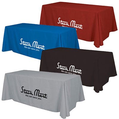 6' Standard Table Throw 4-Color