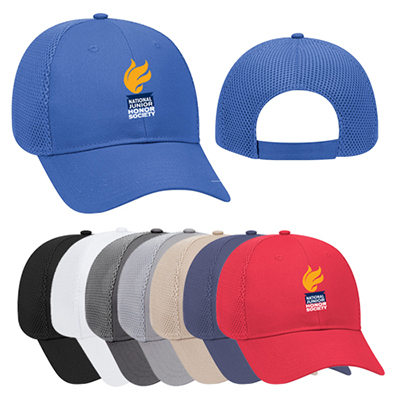 Six Panel Air Mesh Back Baseball Cap