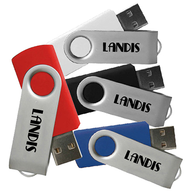 Matrix Swivel USB Drive  2GB
