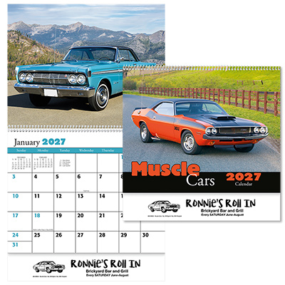 Muscle Cars Wall Calendar