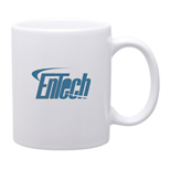 11 oz C-Handle Mug - Glossy White
