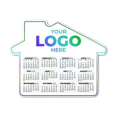 Calendar House Magnet