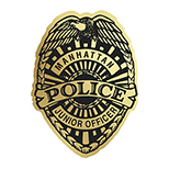 Police Badge Roll Label