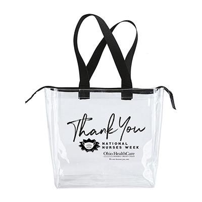 Clear Zippered Tote