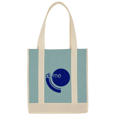 Non-Woven Two-Tone Shopper Tote