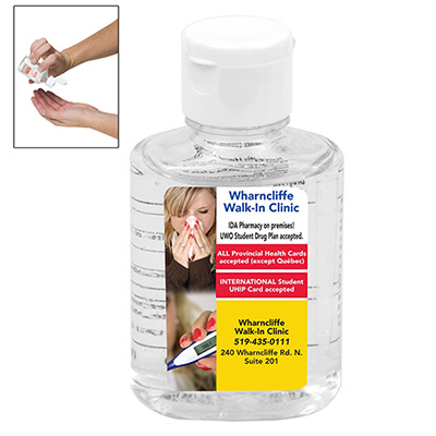 2 oz Hand Sanitizer Squeeze Bottle