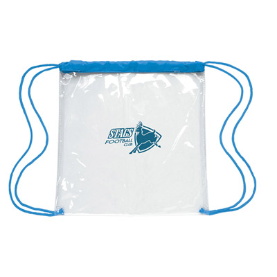 Clear Game Drawstring Backpack