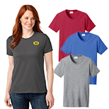 Port & Company® Ladies Core Blend Tee - Colored
