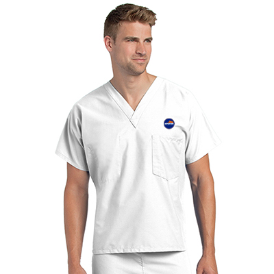 Unisex Reversible V Neck Top