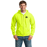 Gildan® - Heavy Blend™ Full-Zip Hooded Sweatshirt (Safety Green)