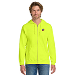 Gildan® - Heavy Blend™ Full-Zip Hooded Sweatshirt (Safety Green)