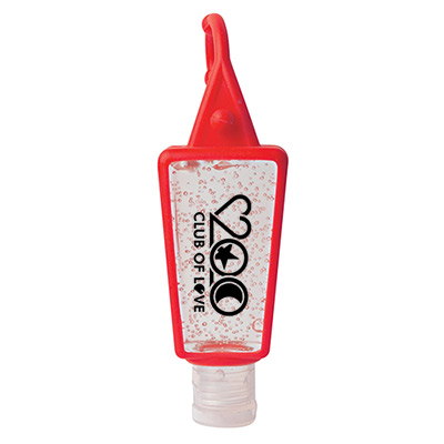1 oz. Hand Sanitizer In Silicone Holder