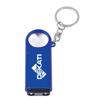 Magnifier And LED Light Key Chain