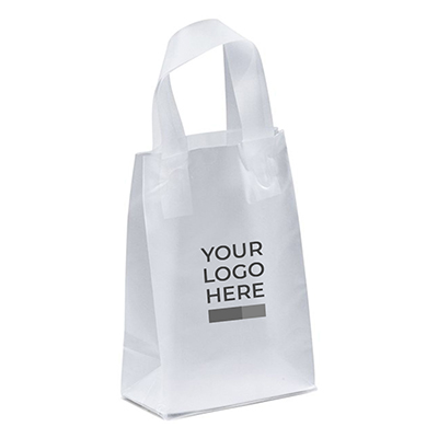 Pluto Frosted Shopper Plastic Bag