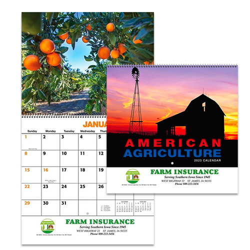 American Agriculture Wall Calendar