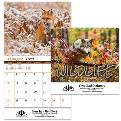 Wildlife Wall Calendar - Spiral