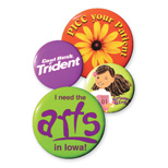 Celluloid Button 2 1/4